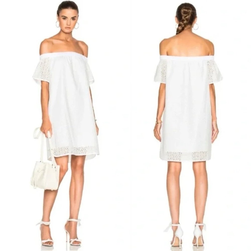 Rag & Bone wedding Rag & Bone Flavia Eyelet Off The Shoulder‎ Dress 100% cotton